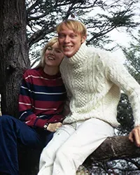 Ann Masten with future husband Steve in 1969